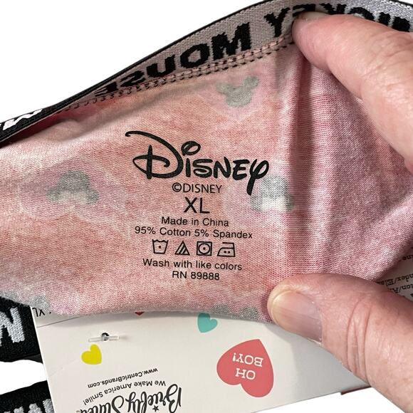 Briefly Stated Disney Santa Stitch Christimas Hipster Panties 3 Pack Size Medium - Picture 3 of 10